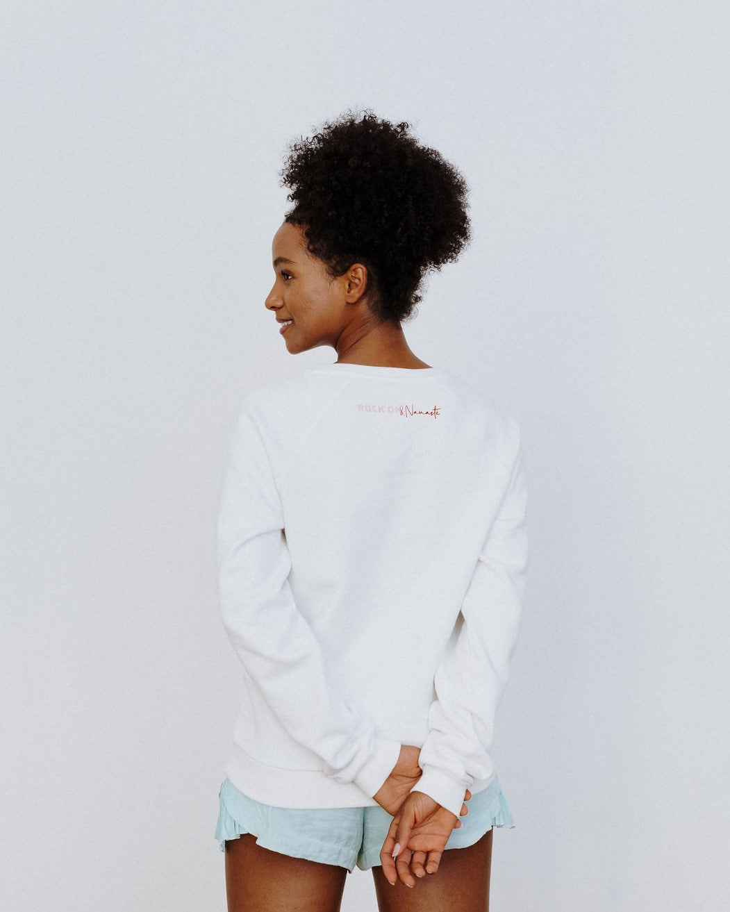 Happy Holy & Confident Sweatshirt (off white)