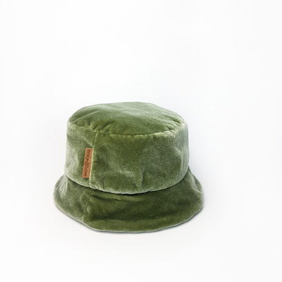 Bucket hat Velvet moss