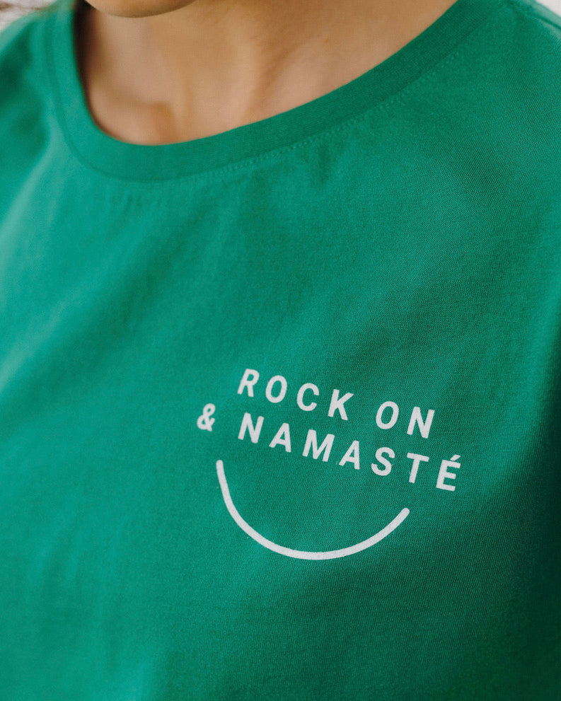 Rock On T-Shirt (smaragdgrün)