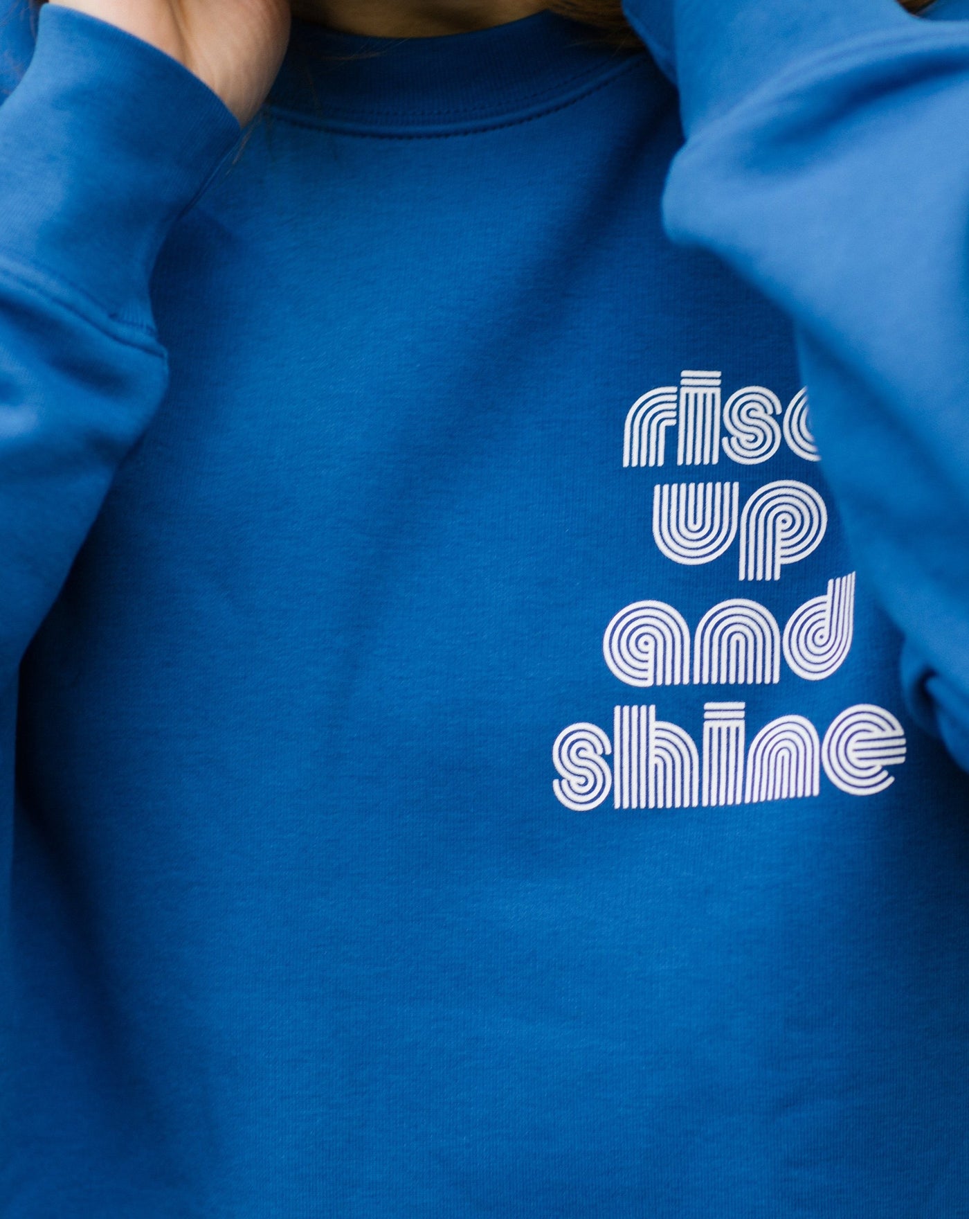 Rise Up & Shine Relaxed Sweatshirt (blue)