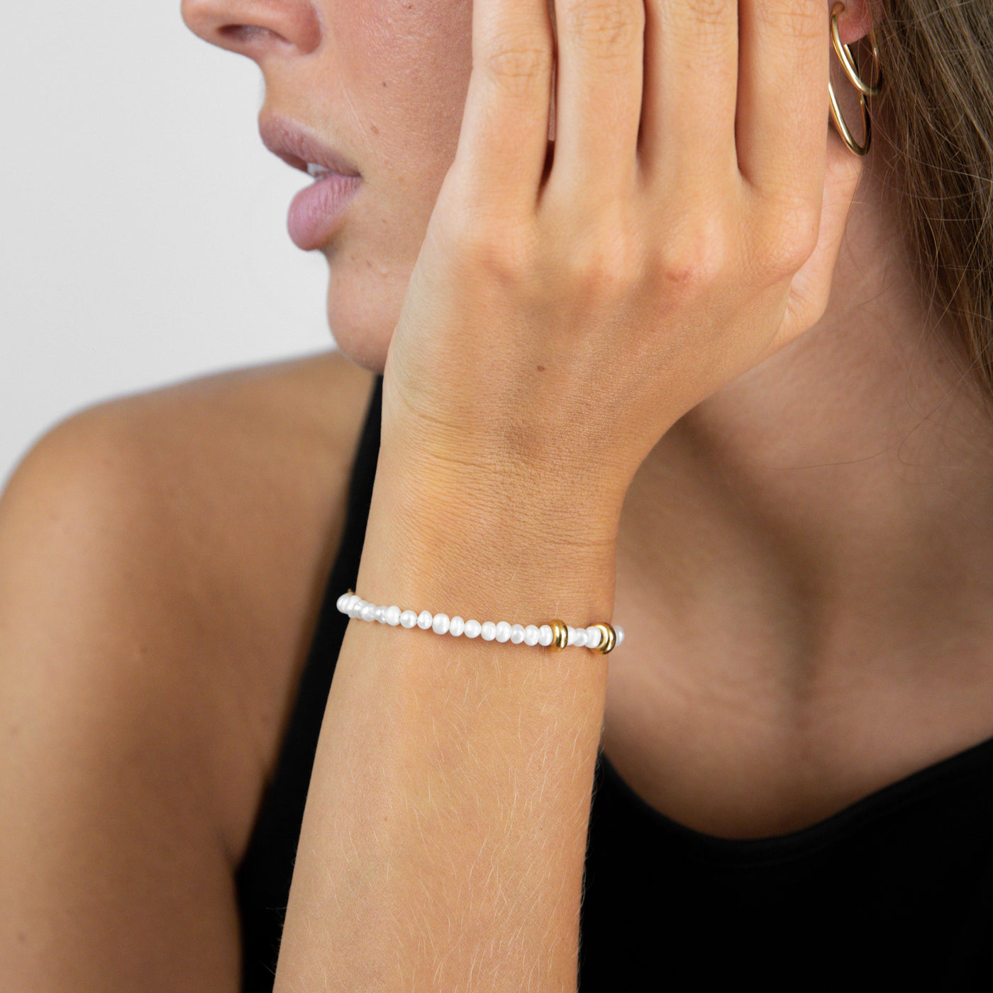 Mini Pearl Pea Armband