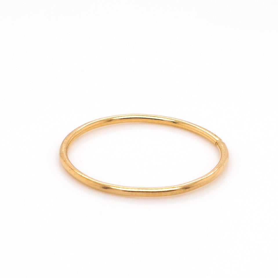 ALEXIA – glatter Ring in Silber, Gold oder Roségold