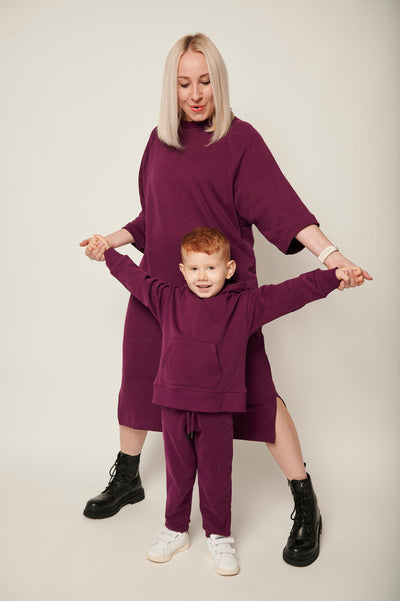 Kids Hose Violette BIO-Baumwolle