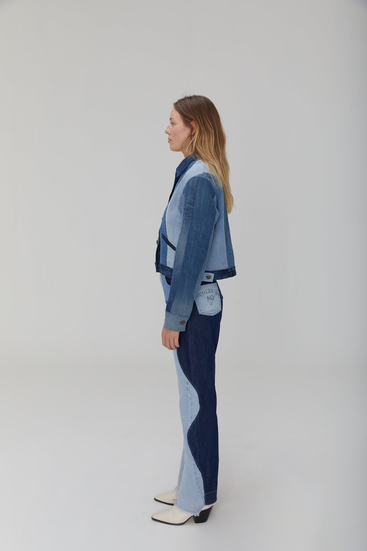 Sophie Denim Pants for Her / 100% Upcycled / Made To Order