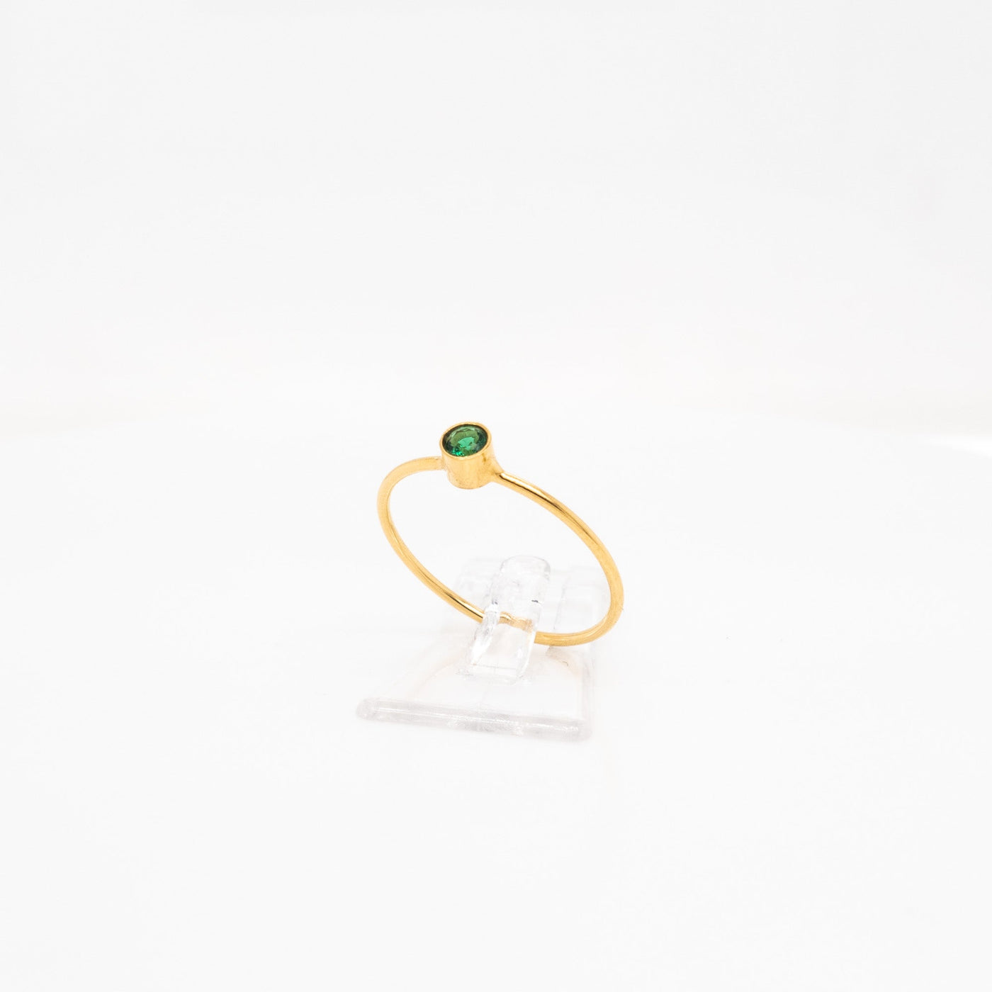 COSIMA MINI – Ring mit grünem Zirkonia