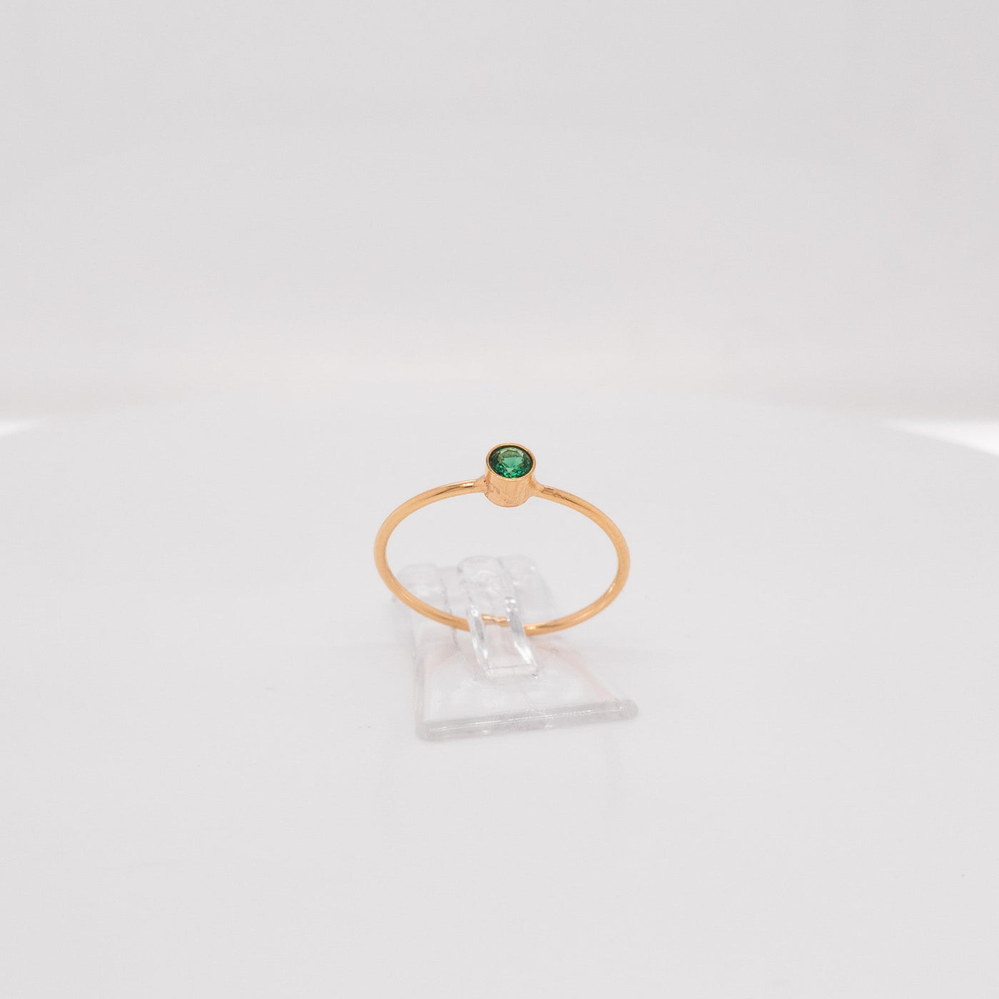 COSIMA MINI – Ring mit grünem Zirkonia