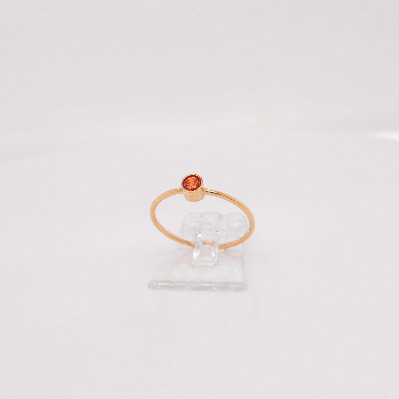 COSIMA MINI – Ring mit orangem Zirkonia