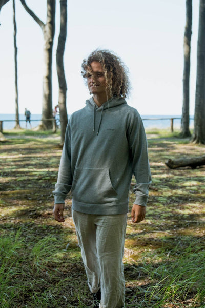 Hoodie Kap Hellgrau
