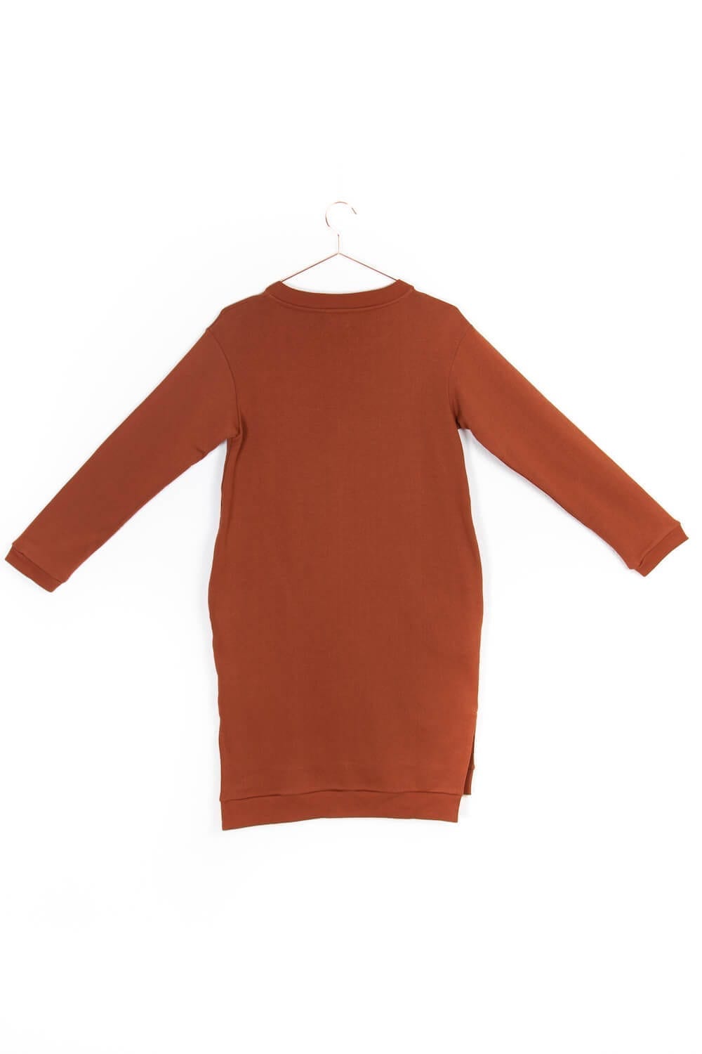 Sweat Kleid Frauen, rust