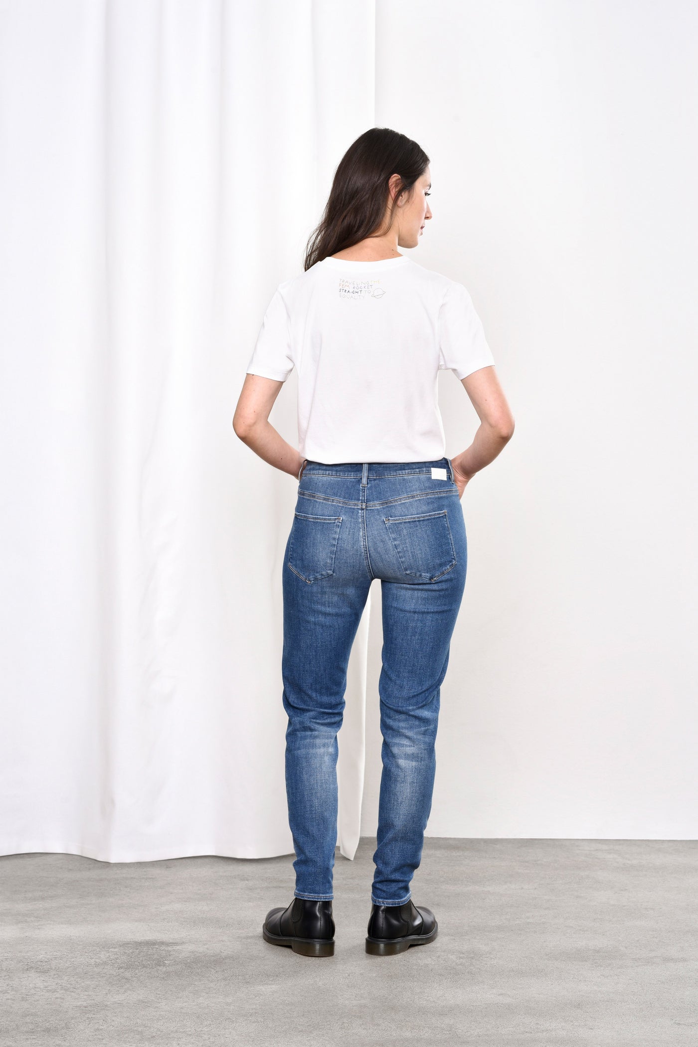 SUNSHINE - Tapered, Organic Comfort Denim, Mid Blue