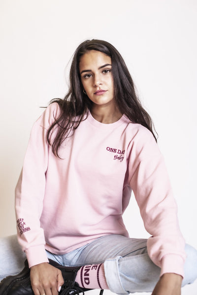 ONE DAY Sweater Ladies, Rosa