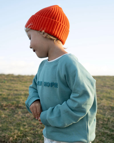 HOPE Sweatshirt Kids (turquoise)