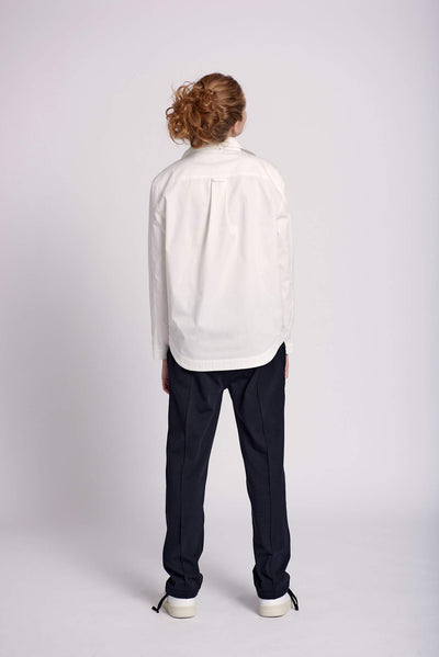 ARLO Weißes Twill-Hemd aus reiner Bio Baumwolle