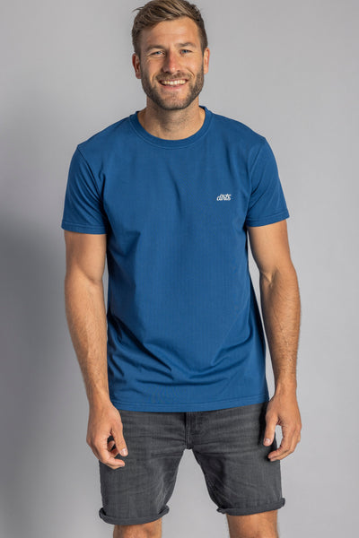 Premium Logo T-Shirt SLIM, Atlantikblau