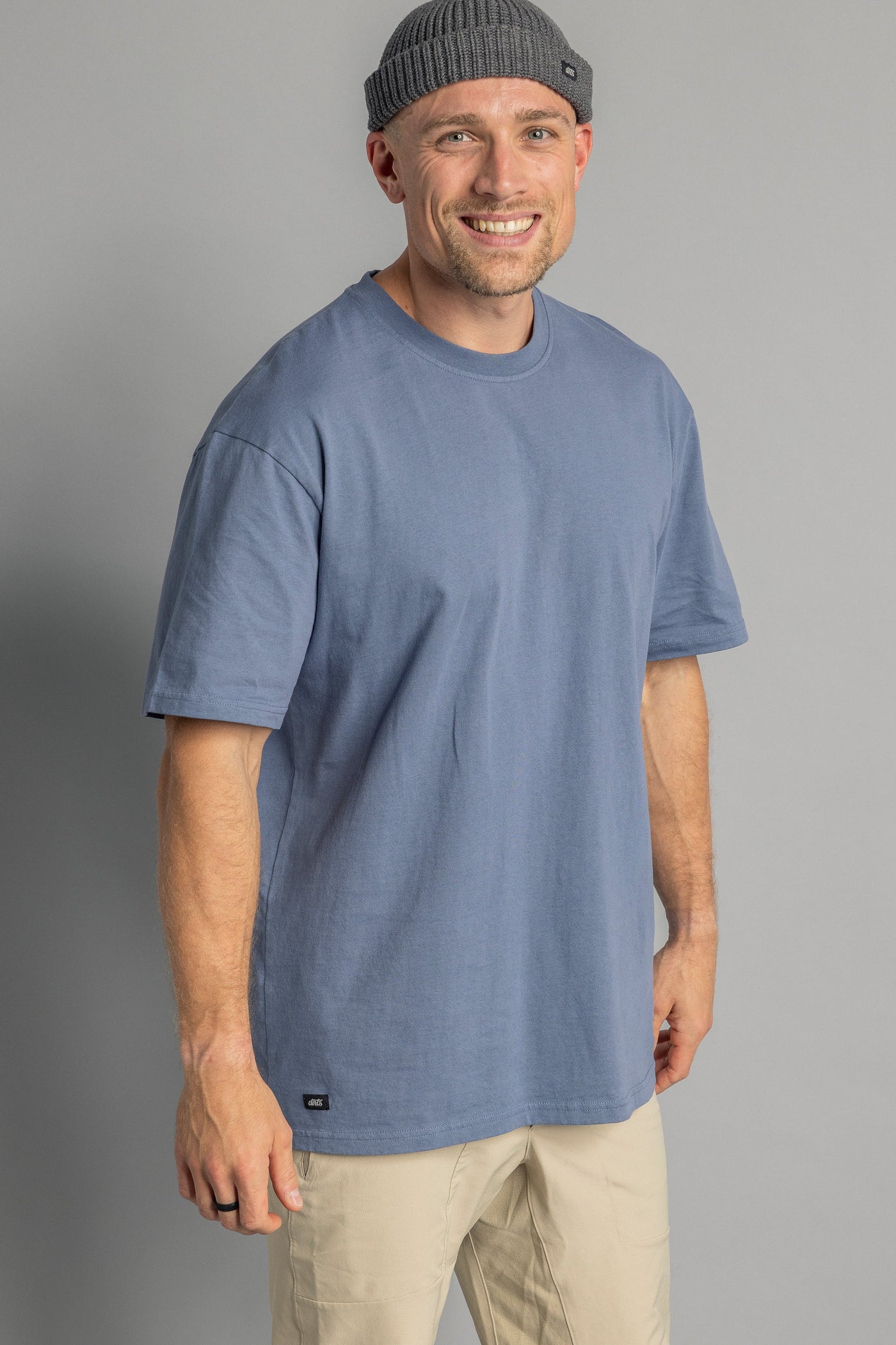 Recycled Cotton Oversized T-Shirt, Aquamarin