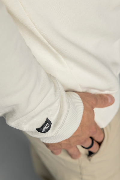 Raglan Sweatshirt Unisex, Off-White