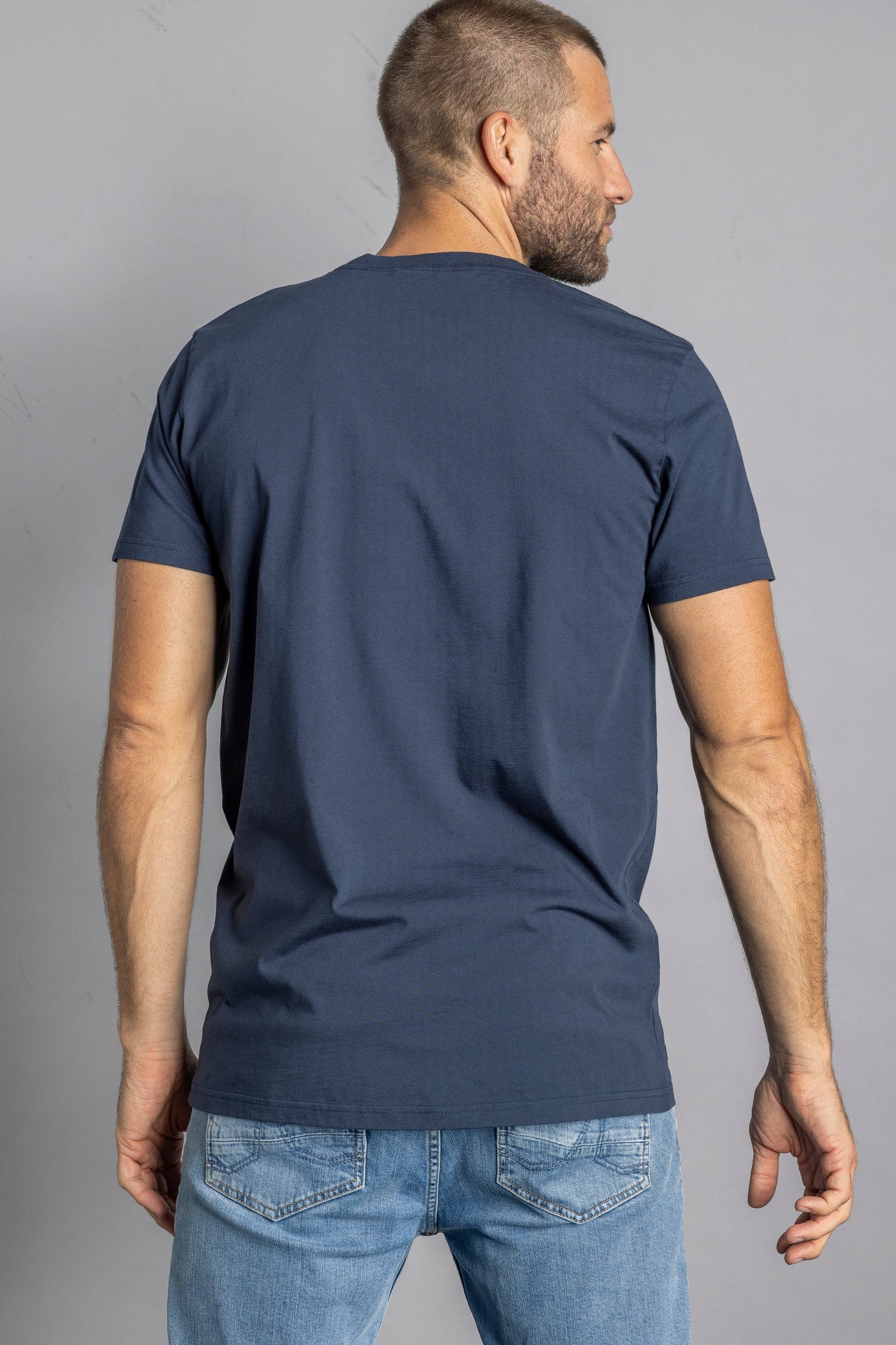 Premium Blank GOTS T-Shirt SLIM, Saphir