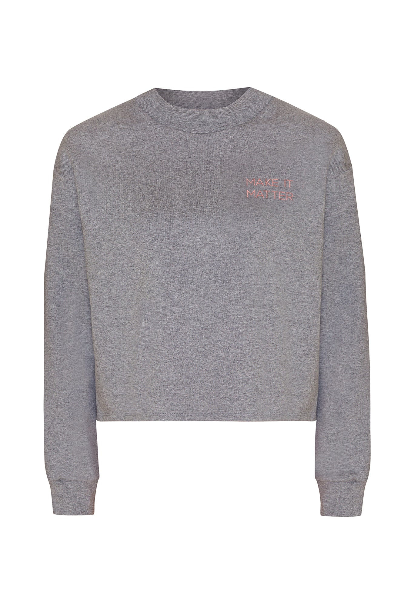 Make It Matter Sweater Grau