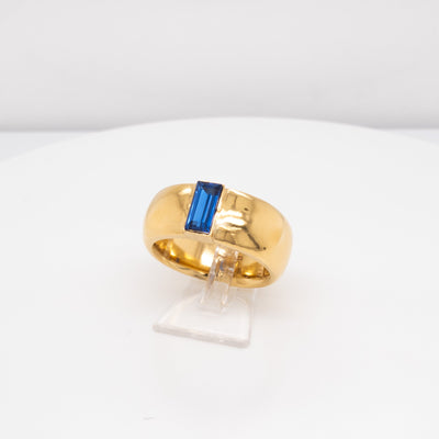 HEDDA – Ring mit blauem Zirkonia