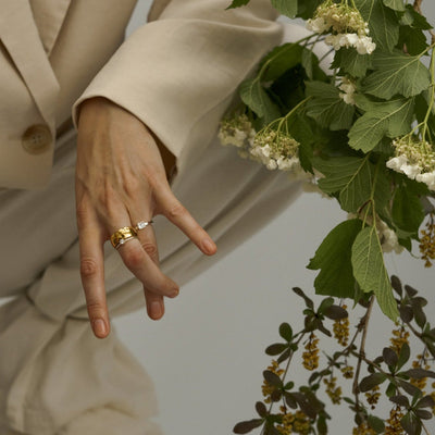 HELENA – Ring mit weißem Zirkonia