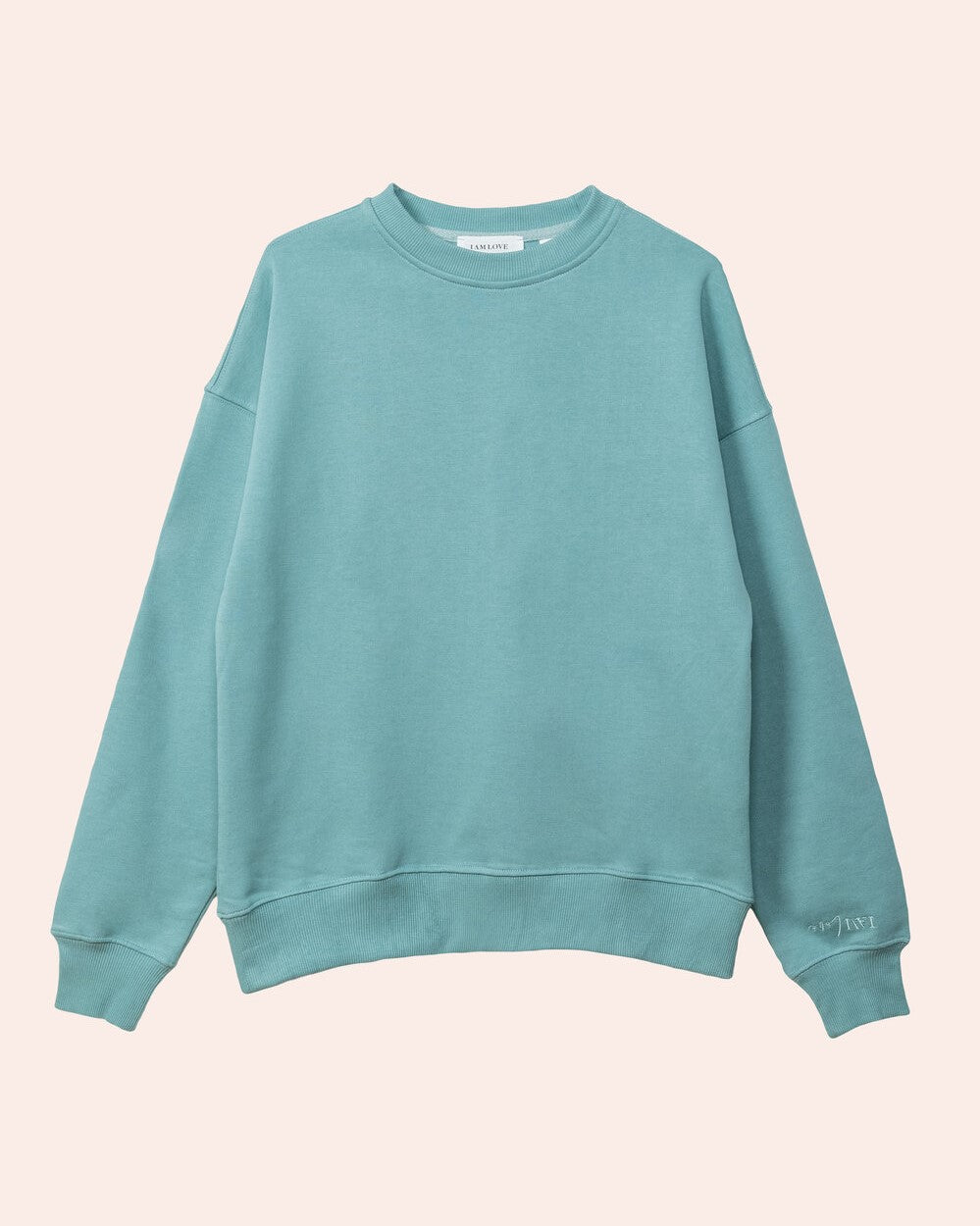I AM LOVE Sweatshirt (turquoise)