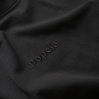 Langarmshirt aus Bio-Baumwolle in Schwarz