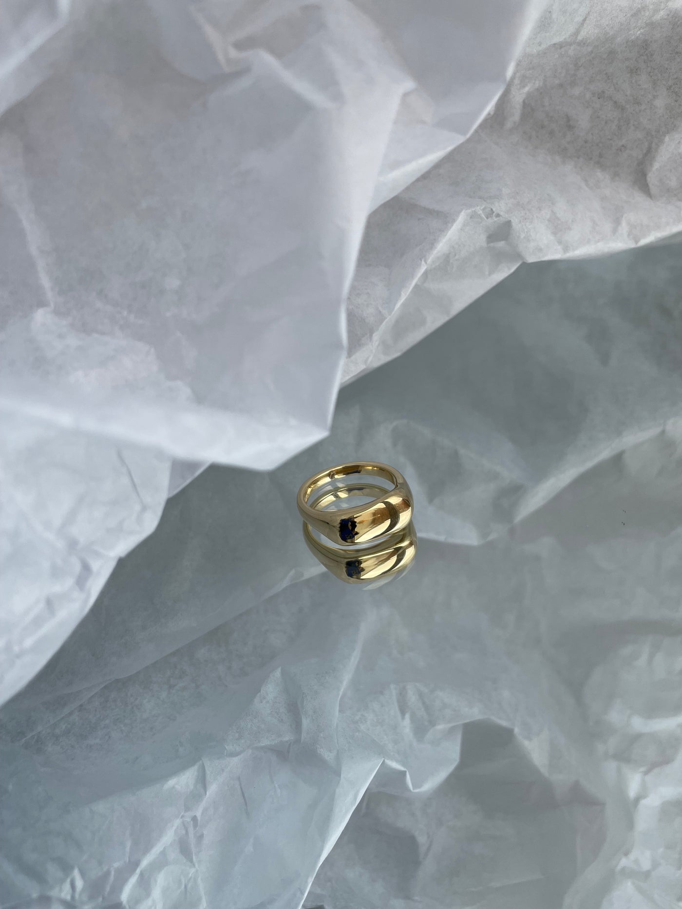 organischer Ring big gold