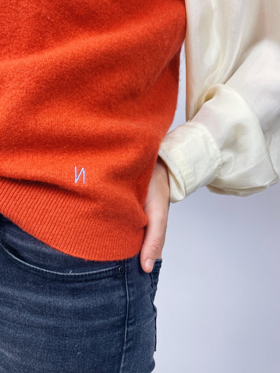 Pullunder Orange // Kaschmir