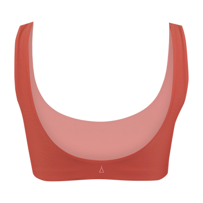Wendbares Bikini Top PURE Rostrot Rosé