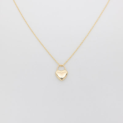 heart necklace | solid gold