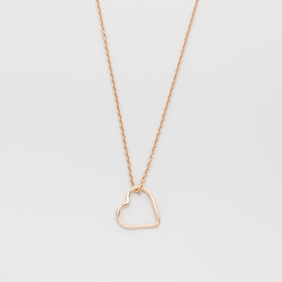 open heart necklace - M / L