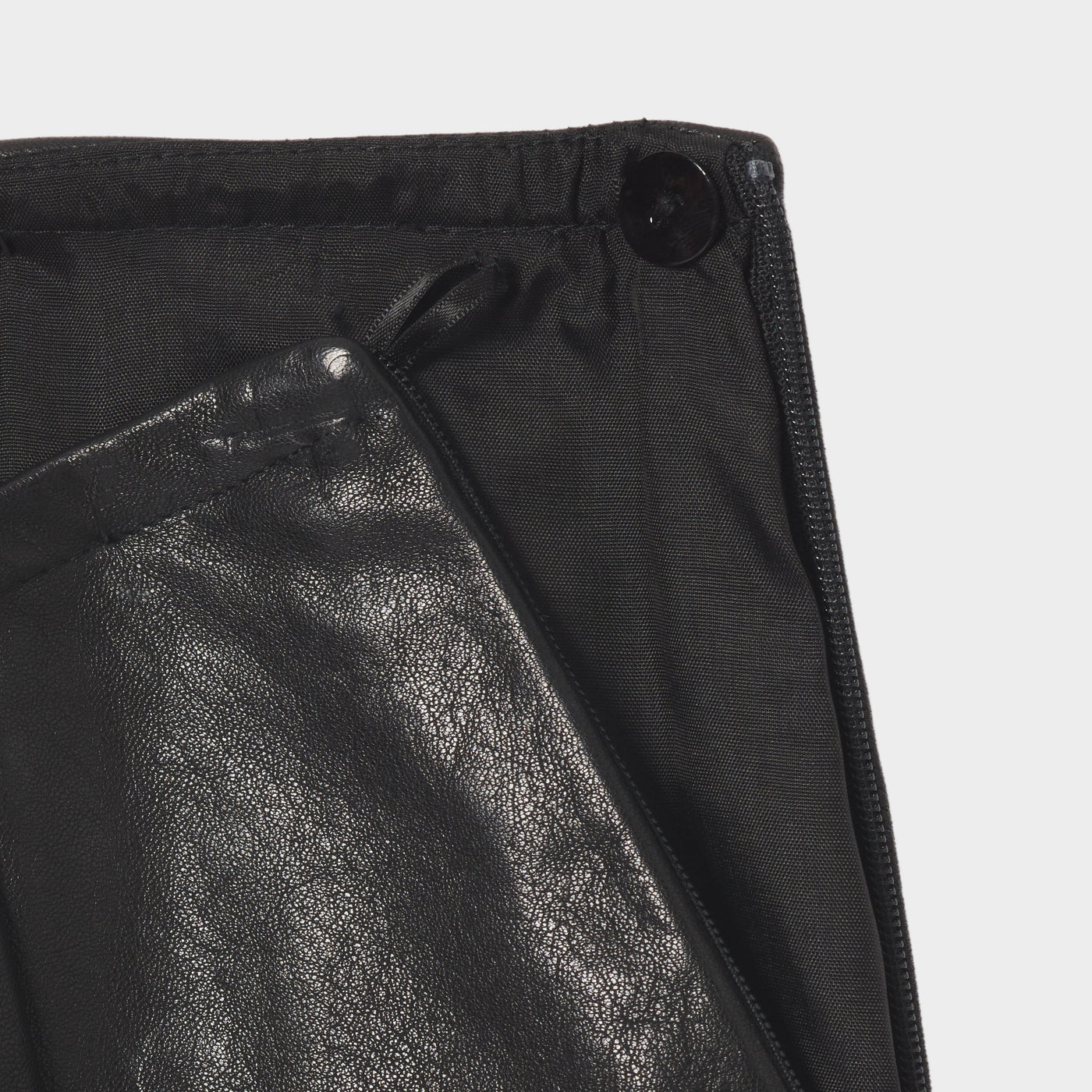 Liapure Atelier - Nappa Leather Mini Skirt