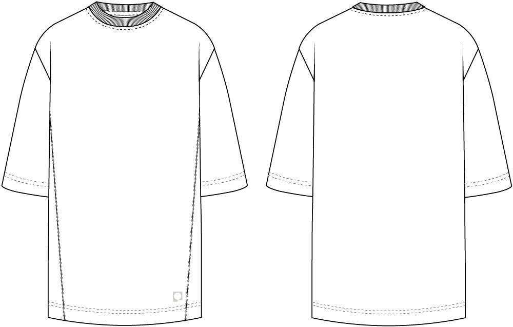 Oversized T-Shirt MALIN aus reiner Bio Baumwolle