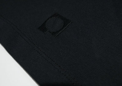 Schwarzes Halstuch SEM aus reiner Bio Baumwolle