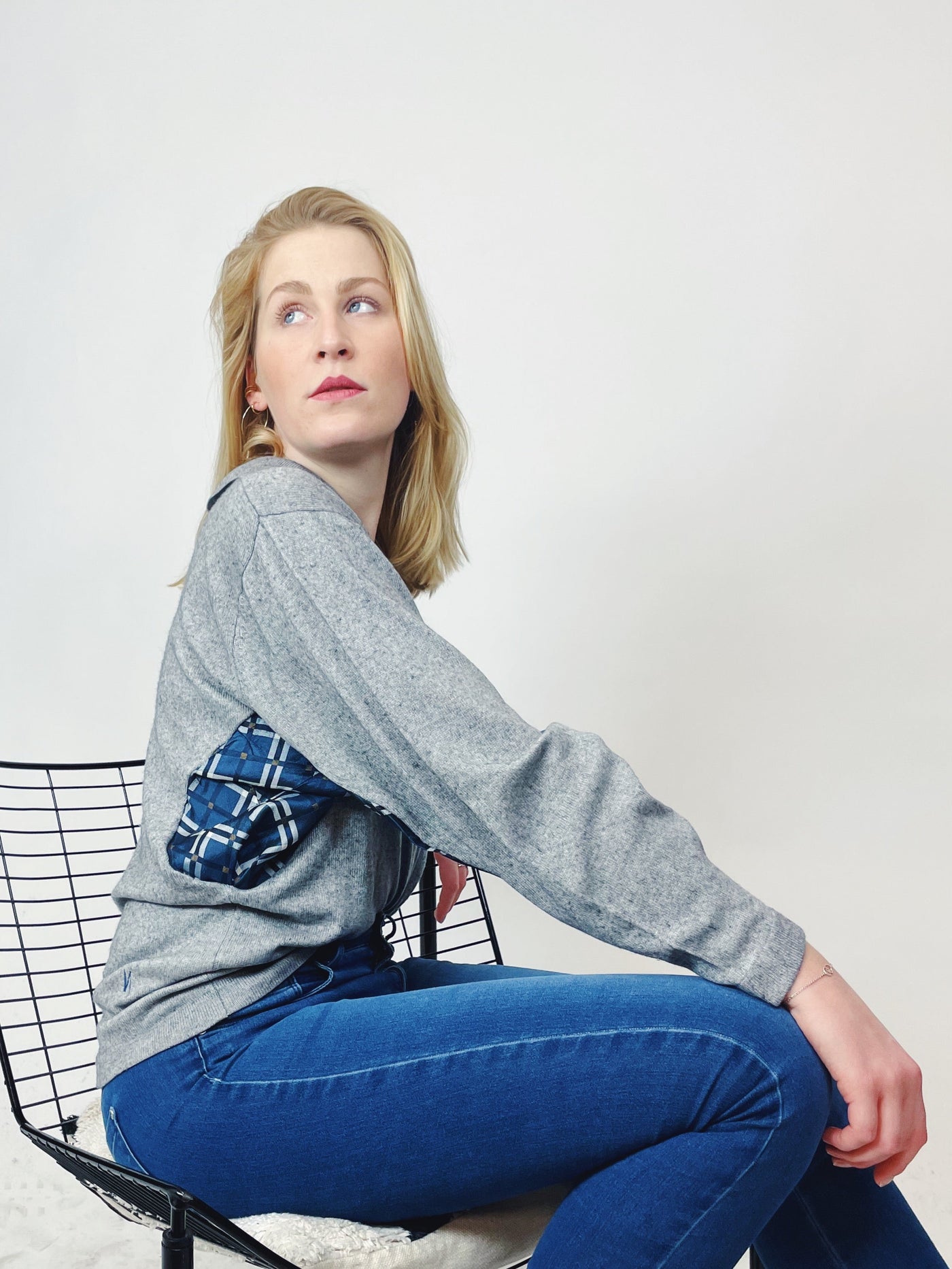 Nachhaltiger Damen Pullover aus Kaschmir & Seide– nachhaltig in Hamburg produziert