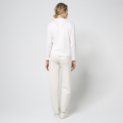 Essential Knit Pants - Creme White