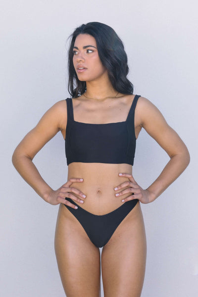 AURORA CURVE BIKINI BOTTOM - BLACK