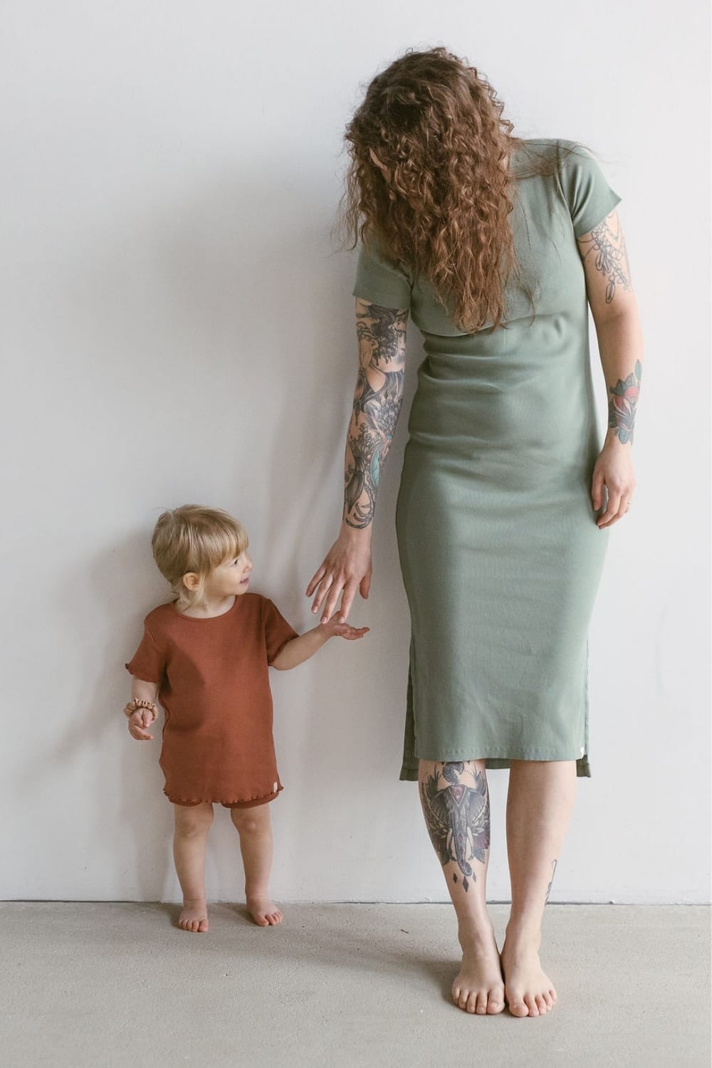 Rib Jersey Kleid, bough