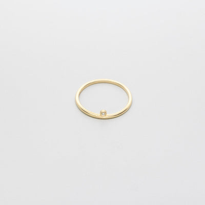 edgy diamond ring | solid gold
