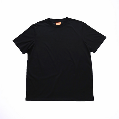 T-Shirt aus Bio-Baumwolle in Schwarz