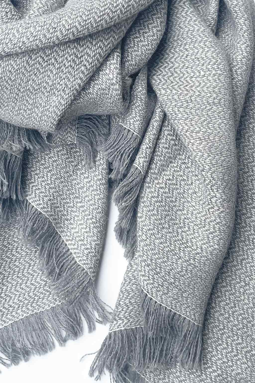 Schal aus Baby Alpaka Wolle