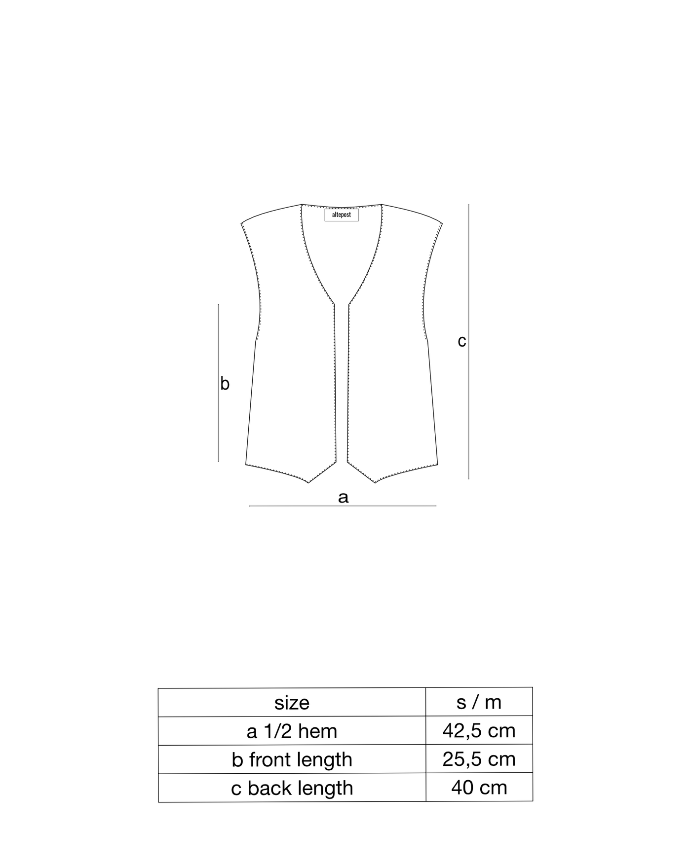 recycled Vest - S/M
