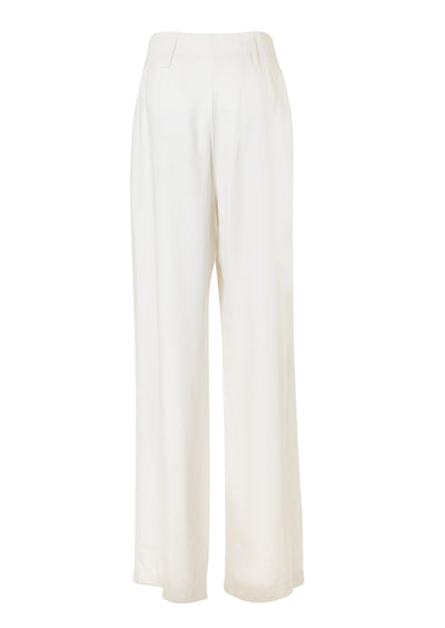 White suit wide leg pants - limited edition