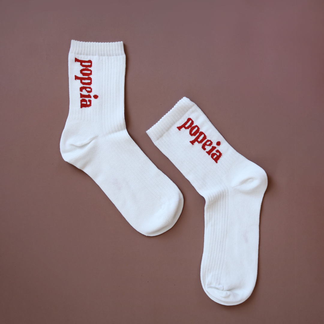 The Bold - Socken aus Bio-Baumwolle in Off-White