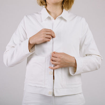 Workwear jacket - soft white