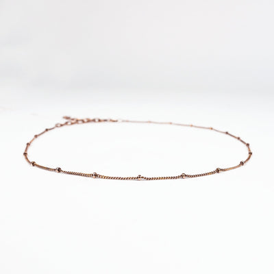 ISKA – zartes Halsband mit Perlen in Gold, Silber oder Roségold