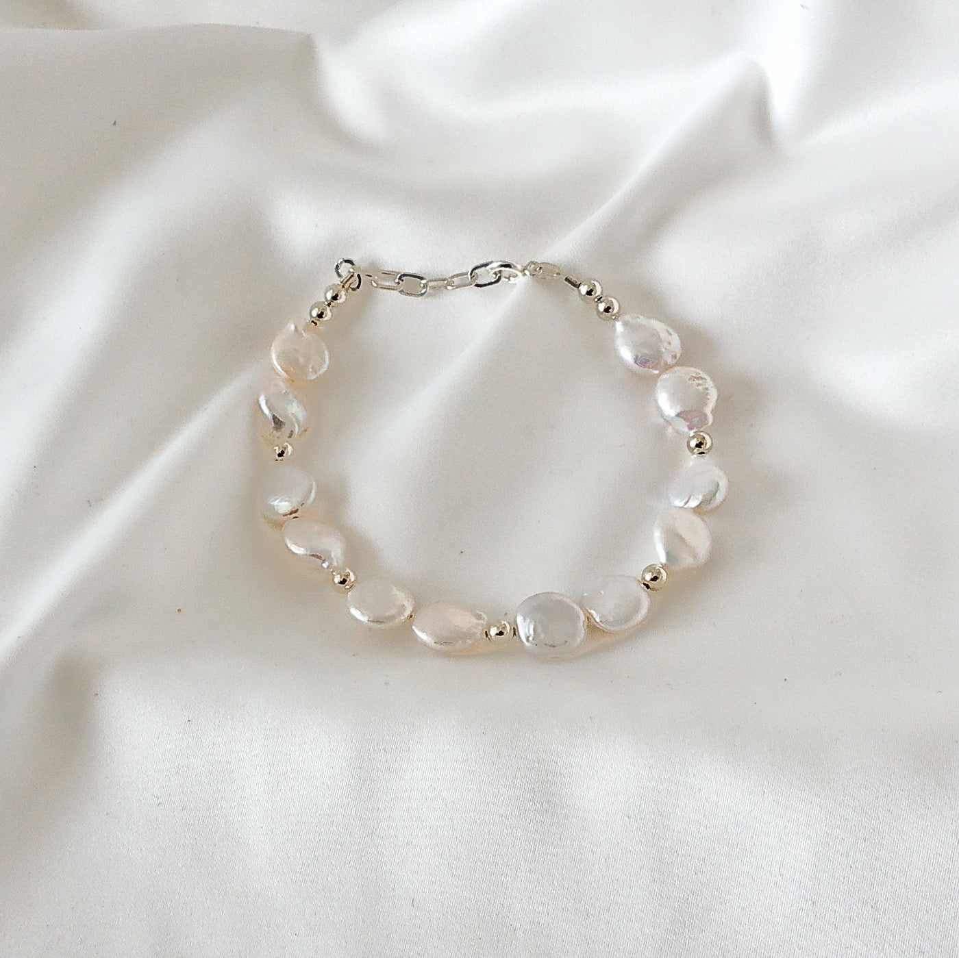 AURORA – Armband mit Perlen in Gold, Silber oder Roségold