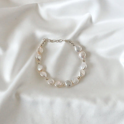 AURORA – Armband mit Perlen in Gold, Silber oder Roségold