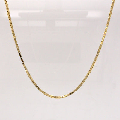 VENEZIA THIN – zarte Halskette in Silber, Gold oder Roségold