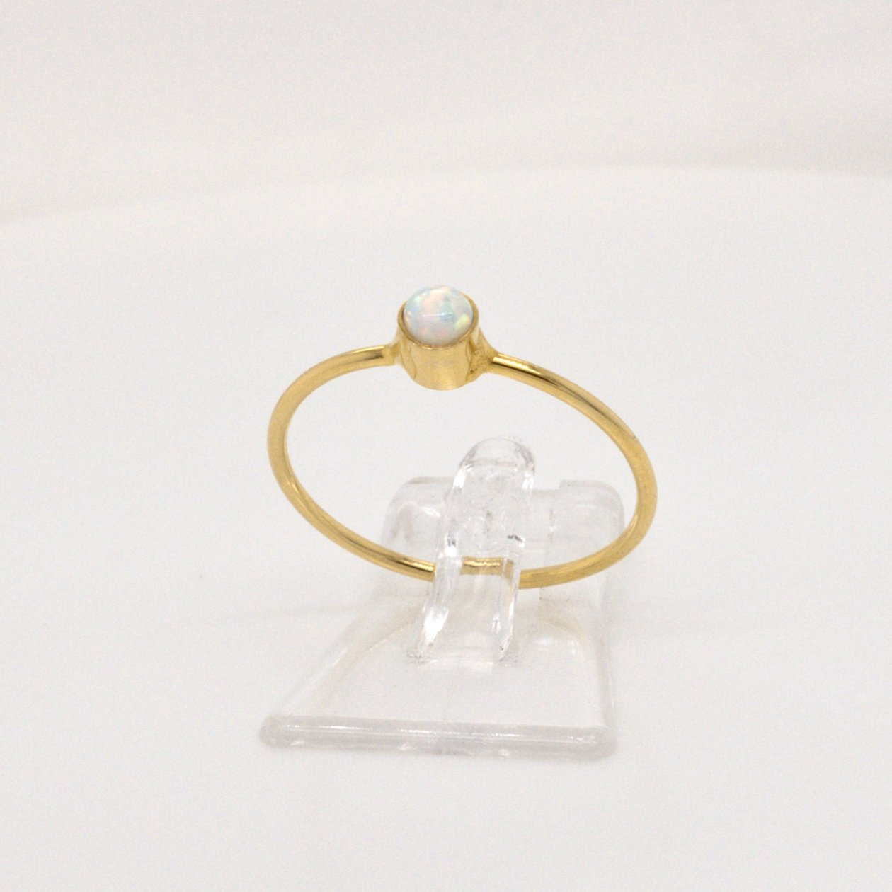 COSIMA MINI – Ring mit synthetischem Opal